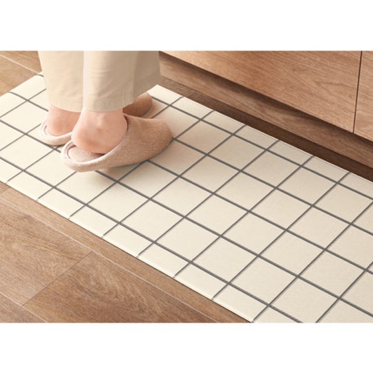 「スキニーグリッド」キッチンマット 45cm×120cm ｜HMT-110-S
