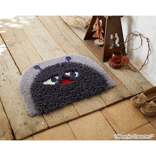 「モジャモジャ スティンキー マット」ラグ・マット 45cm×60cm ｜#19 パープル