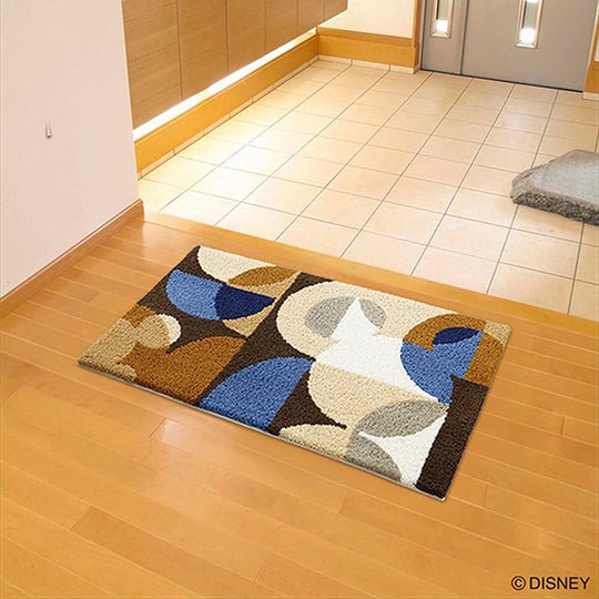 「セミサークルマット」ラグ・マット 50cm×80cm ｜#3 ブルー