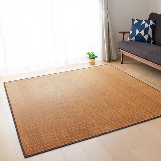 「白川」ラグ・マット 50cm×80cm ｜02 ブラウン